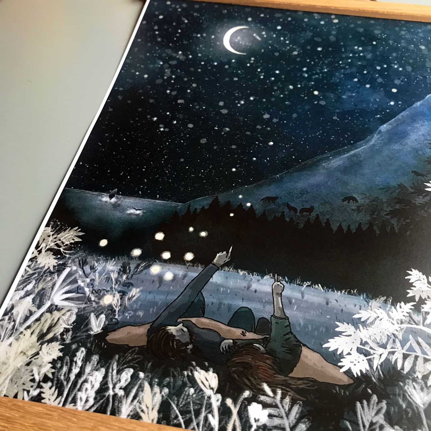 Stargazing-art-print
