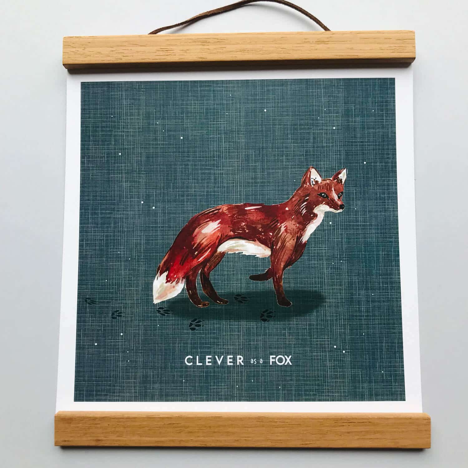 clever-as-a-fox-art-print