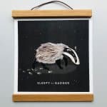 sleepybadger-art-print