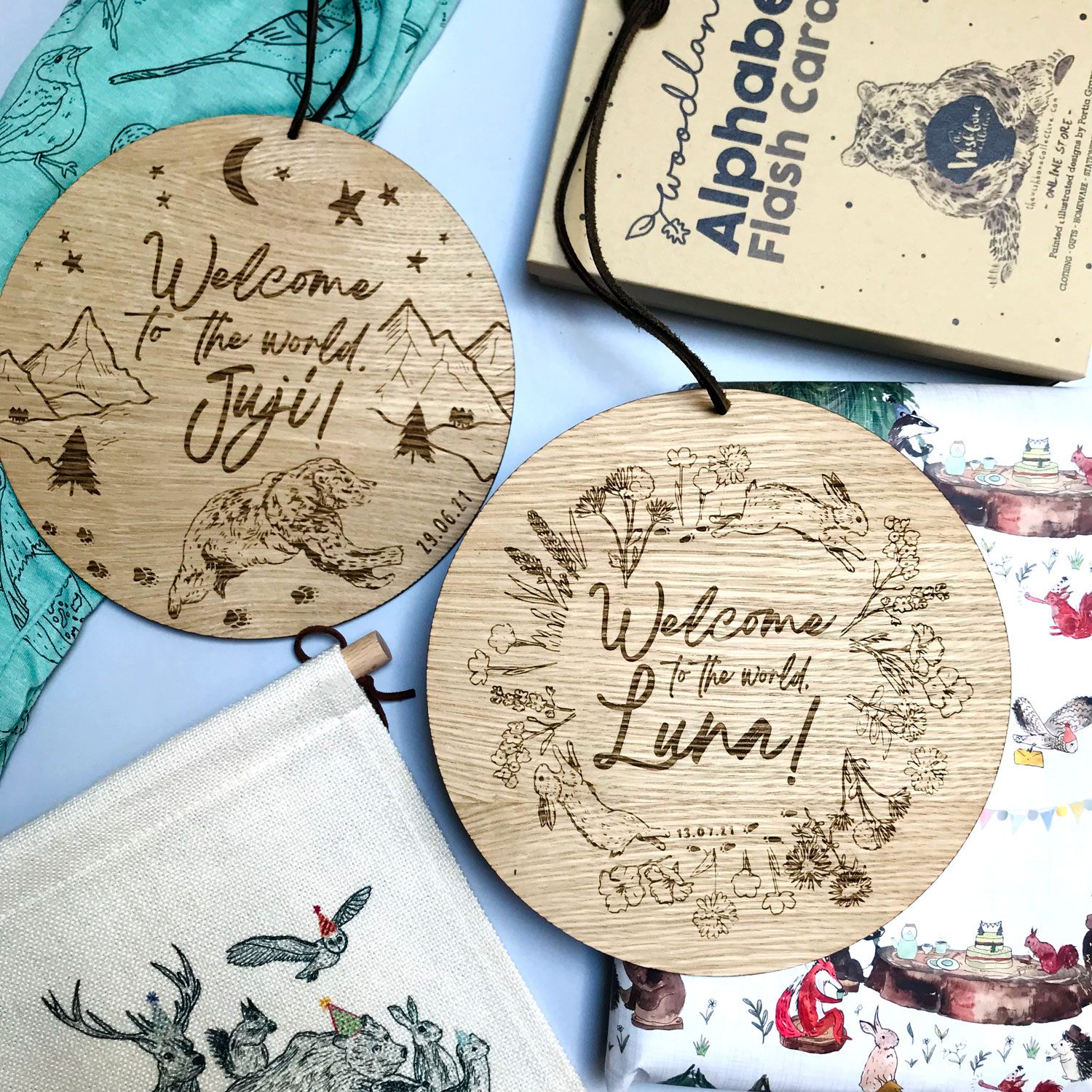 welcome-to-the-world-wooden-plaque-sign