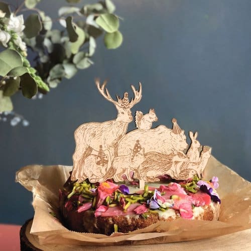 woodland-animal-cake-topper
