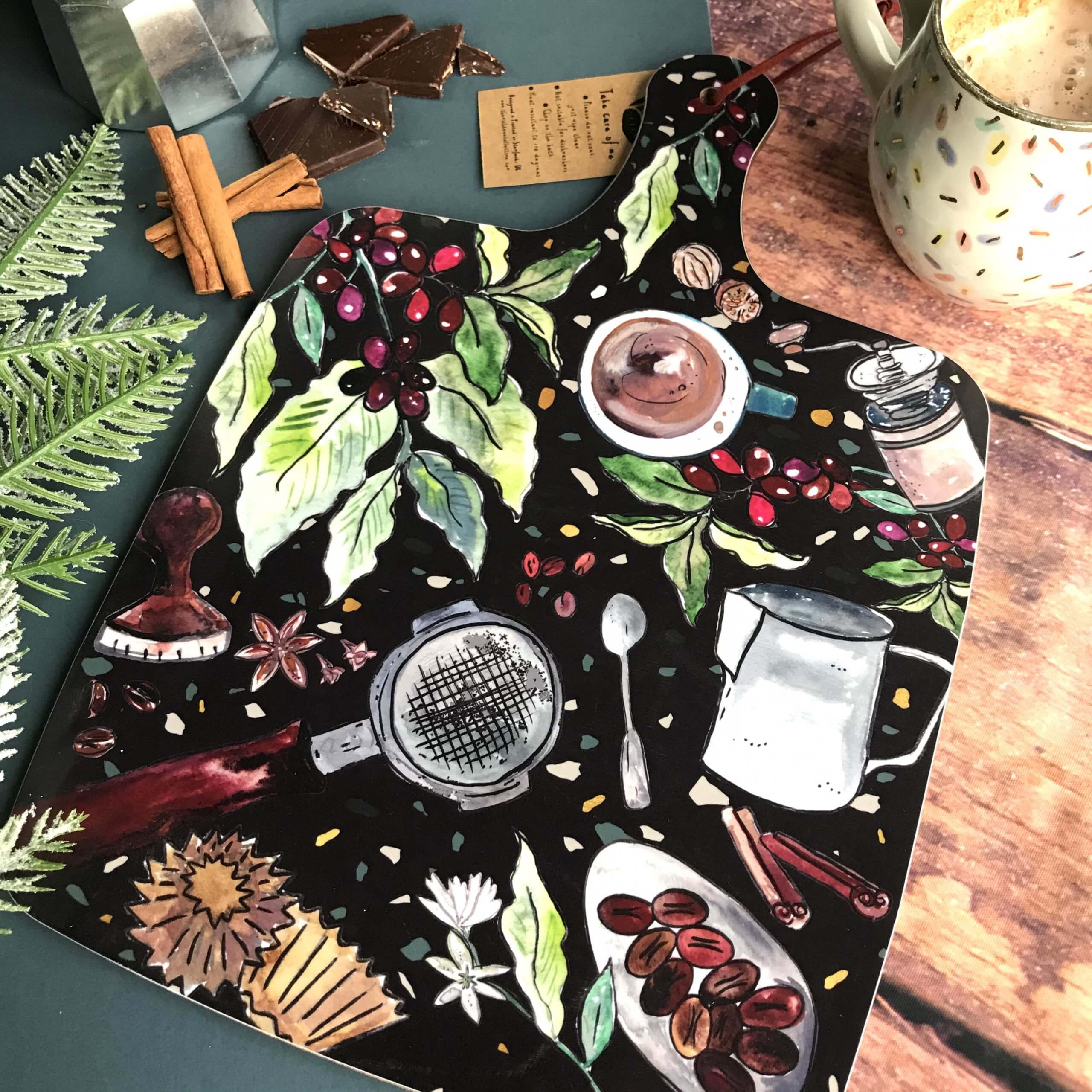 barista coffee board store photo 1