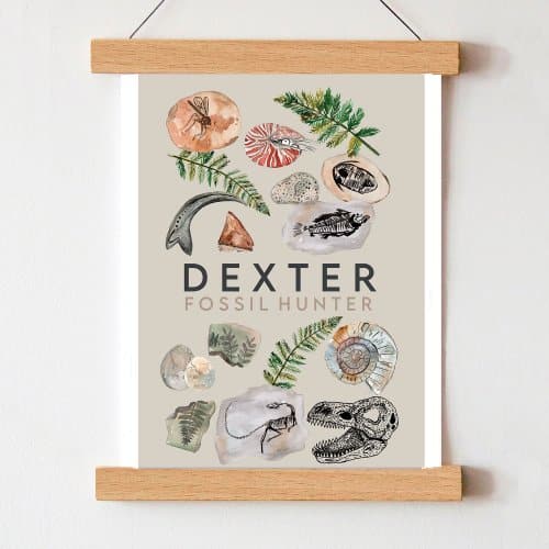 fossil-hunter-art-print