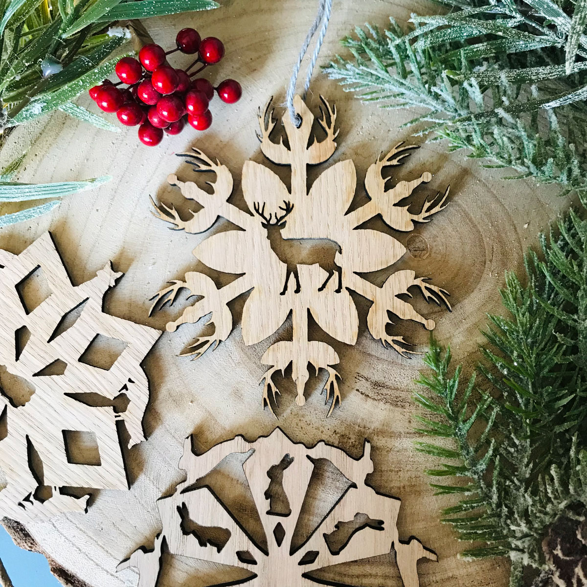 snowflake-recindeer-set
