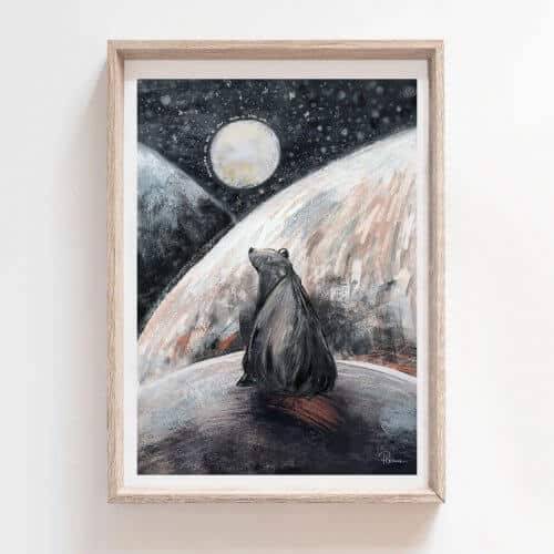 everytime-i-see-a-star-make-a-little-wish-art-print