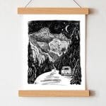 let's-find-somewhere-beautiful-to-get-lost-art-print
