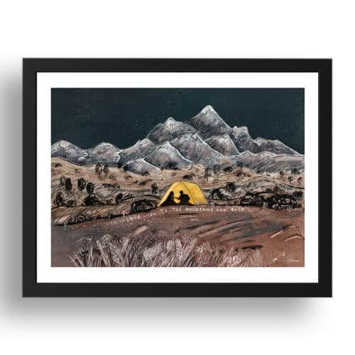 love-you-to-the-mountains-and-back-art-print