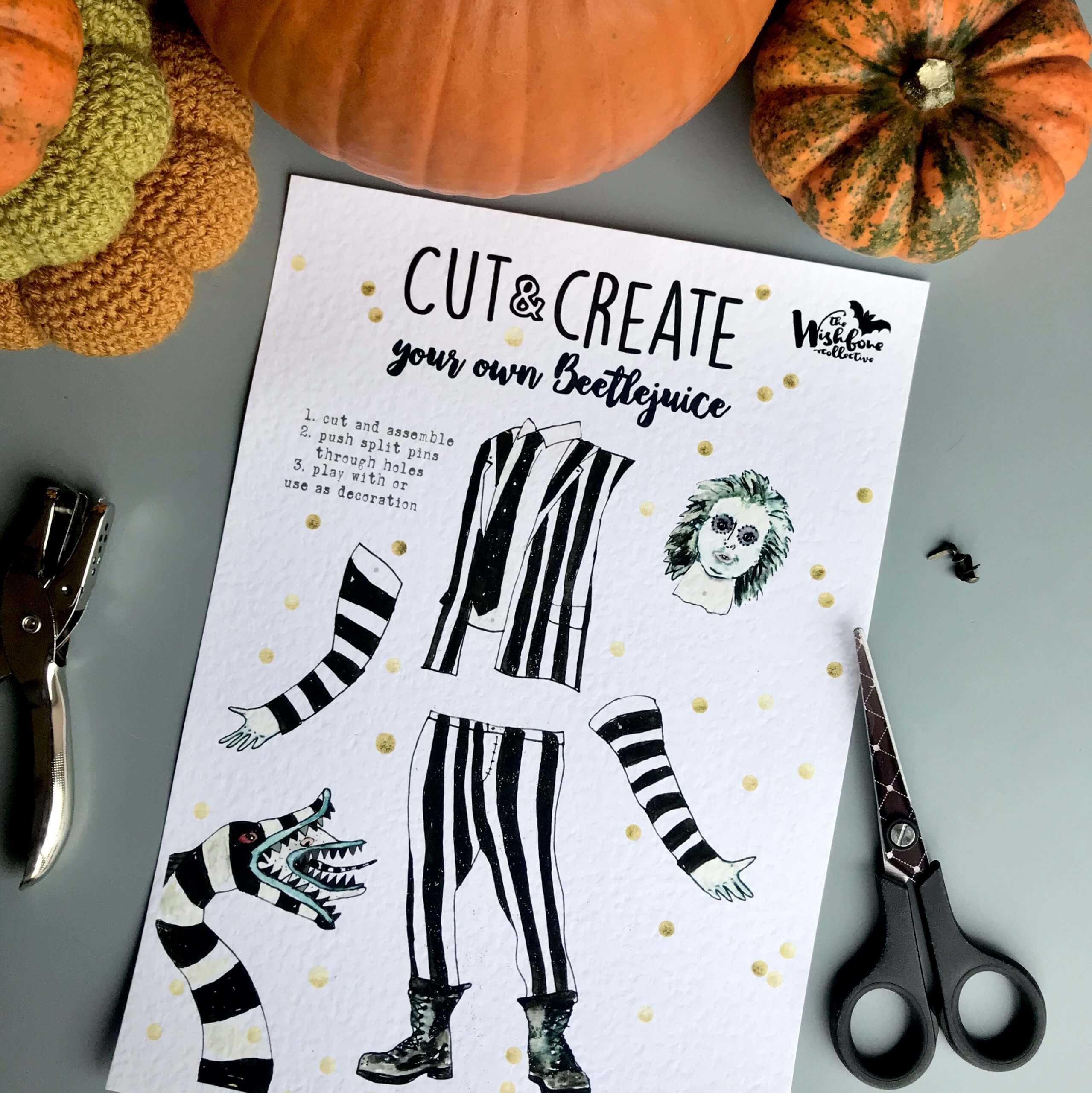 beetlejuice print out split pin