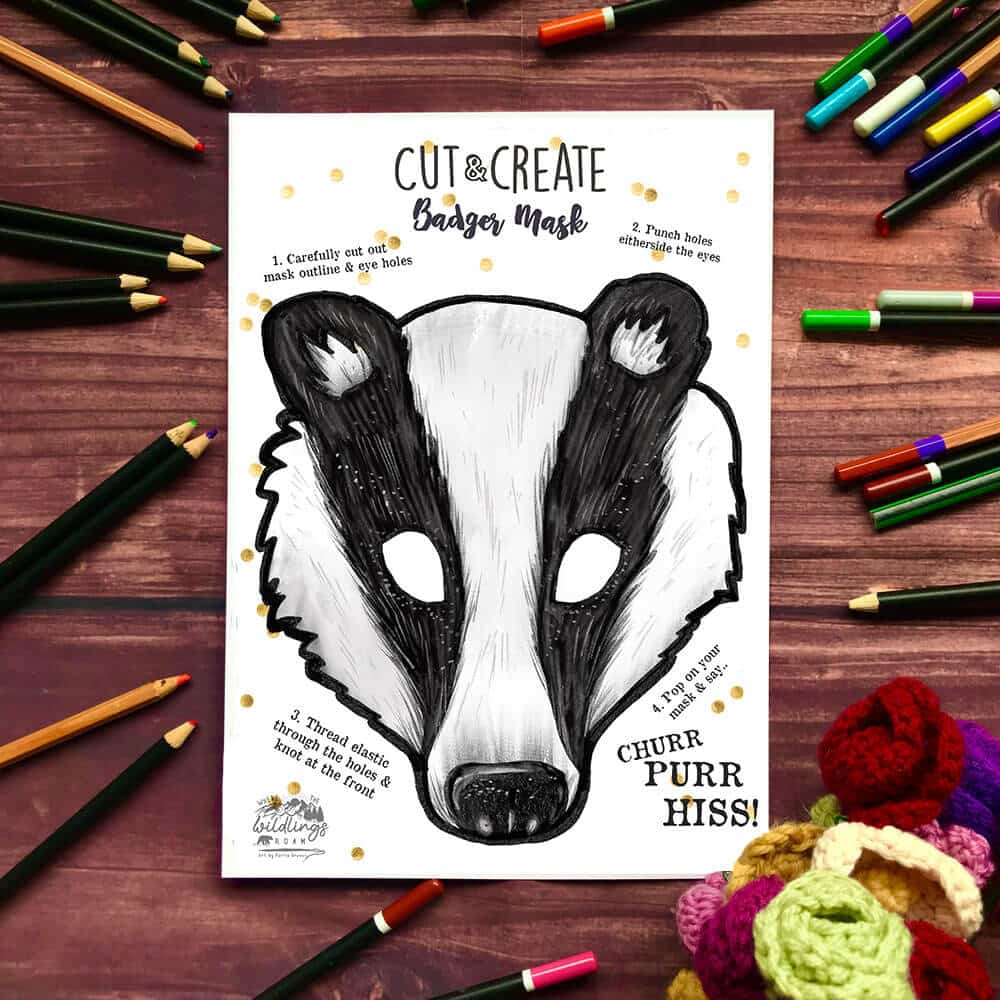 cut-create-badger-mask