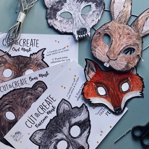 cut-+-create-masks-woodland