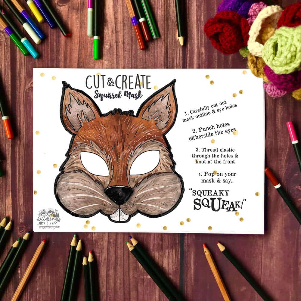 cut-create-squirrel-mask