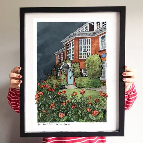 Sigmund-Freud-a3-frame-art-print