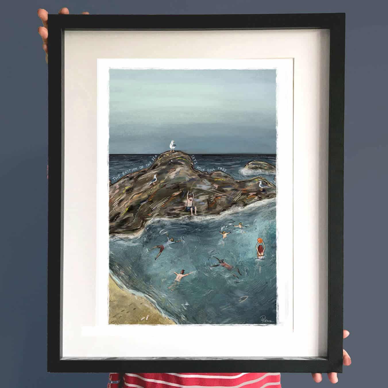 the-rhythm-of-the-sea-sets-your-soul-free-swimming-art