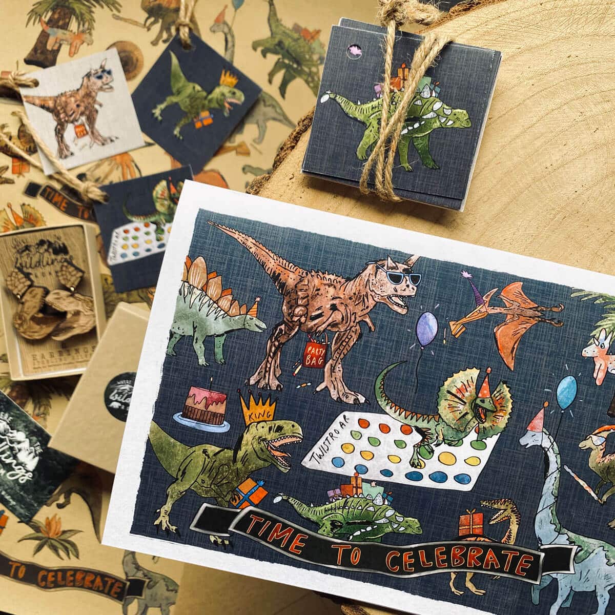 time-to-celebrate-card-dinosaur