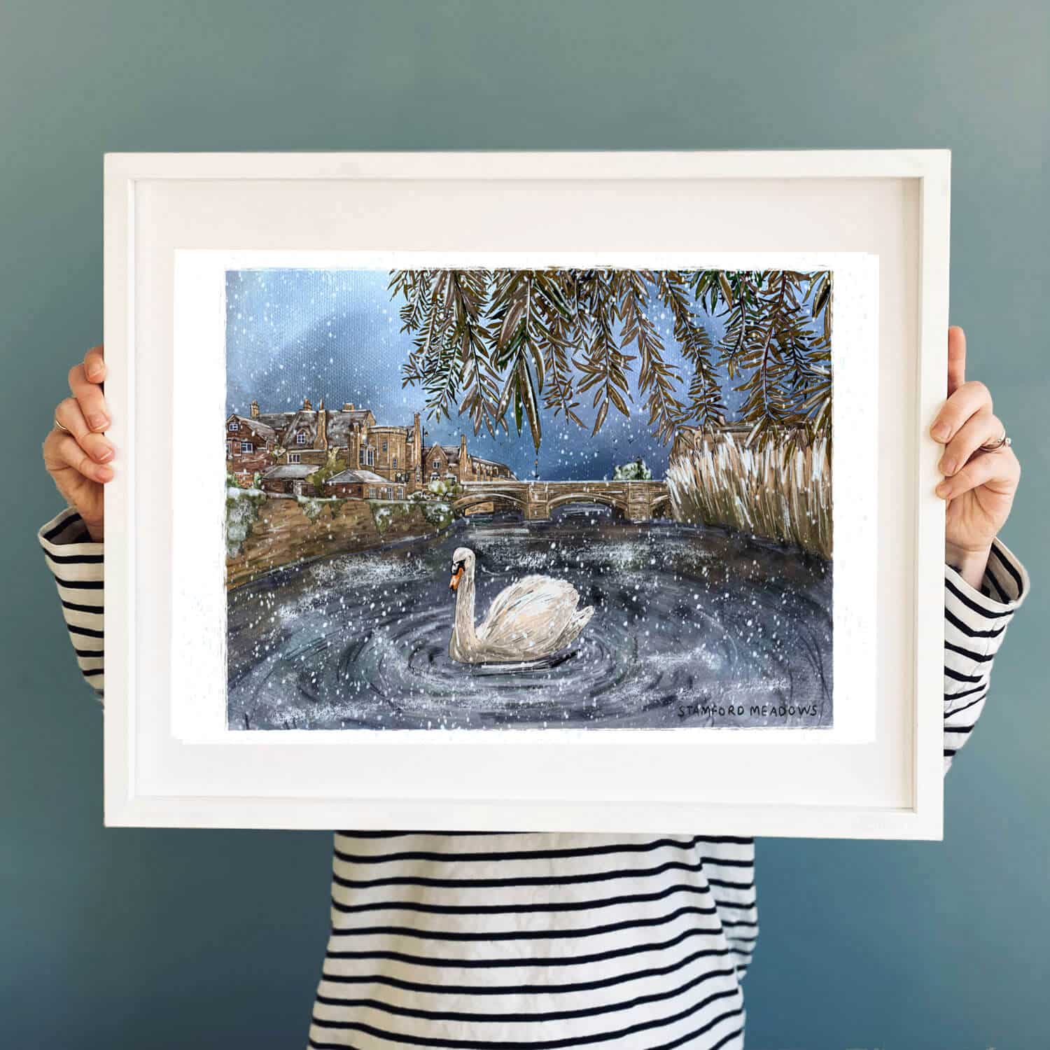christmas-stamford-meadows-swan-art-print