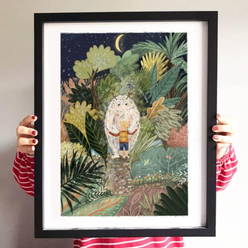 dont-be-afraid-of-the-unknown-art-print-frame