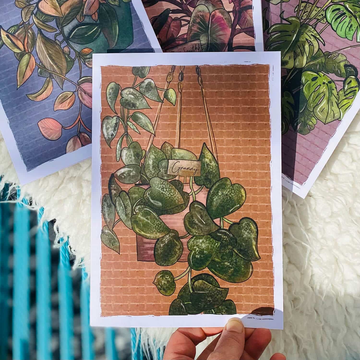 botanical-house-plant-personalised-name-card