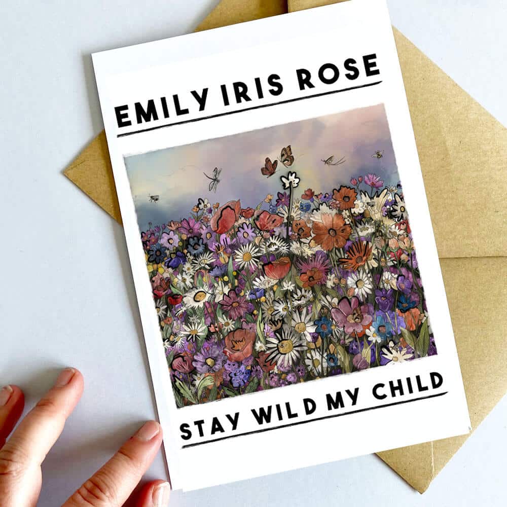 emily-rose-wild-child-flower-card-custom
