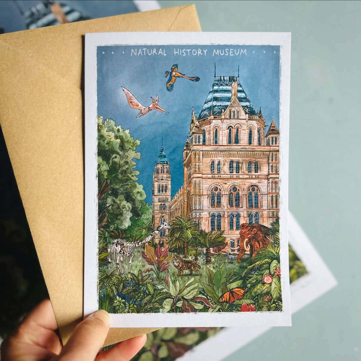 natural-history-museum-art-print-card