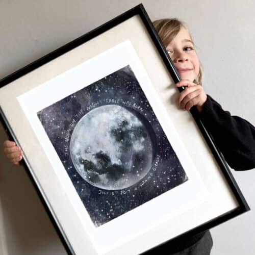 the-moon-on-the-night-i-was-born-moon-phase-art-print-frame