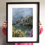 wild-swimming-art-print-frame