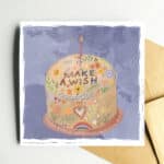 make-a-wish-cake-card