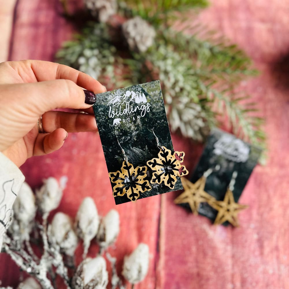 wooden-snowflake-scandi-earrings