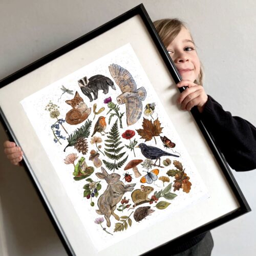 hedgerow-30-days-wild-art-print